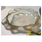 Enamel Spittoon and Vintage Lot of Matchbooks