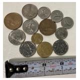 French Currency 13 PC LOT