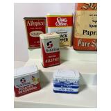 Sexton Pure Spice Paprika Vintage Spice Tin and Lot of Spice Tins