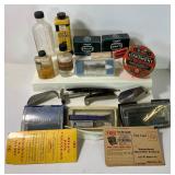 Lot of Vintage/Antique Shaving Vanity Items