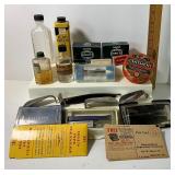 Lot of Vintage/Antique Shaving Vanity Items