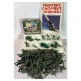 Desert Storm Trading Cards, 75+  Vintage Army Men and Vehicles, Book