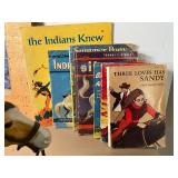 Vintage Louis Marx Johnny West Thunderbolt Horses, Western Books, Bookends