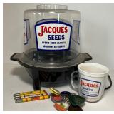 Vintage Jacques Seed Advertising Promo Items Bullet Pencils