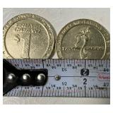 Trump Dollar Casino Coins Gary Indiana Lot of 2