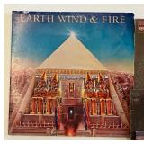 Records Albums Vintage Lot of 11 Earth Wind and Fire, Chicago, Beatles