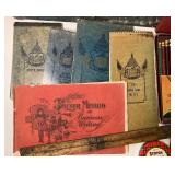 Vintage Office Supplies Brass Mouse Receipt Holder