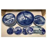 Royal Copenhagen Plates Large Lot of 26