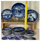 Royal Copenhagen Plates Large Lot of 26