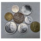 French Currency 8 PC Lot