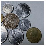 French Currency 8 PC Lot