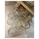 McBeth Evans Translucent Depression Monex Sweetheart Plate and Glassware Lot