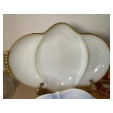 McBeth Evans Translucent Depression Monex Sweetheart Plate and Glassware Lot