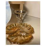 McBeth Evans Translucent Depression Monex Sweetheart Plate and Glassware Lot