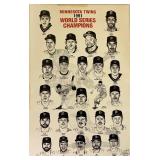 Minnesota Twins Memorabilia Posters, Keychains, Hankies
