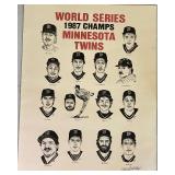 Minnesota Twins Memorabilia Posters, Keychains, Hankies