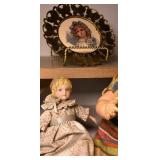 Antique Bisque and Porcelain Dolls