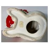 Vintage Spaghetti Trim Santa Claus Bank 1950