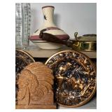 Native American Decor and Hazel Atlas Pheasant Pitcher Betty Selby Indian Pottery