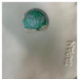 Vintage Dachshund Four Piece Snack Set Dish, Car Planter Murano Blown Glass Basket