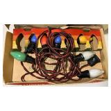 Vintage Lighted Ceramic Christmas House Vintage Colored Lights