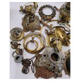 Vintage Antique Lamp Parts