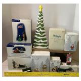 Dept. 56 Accessories Dept 56 LIT DEER YARD DECOR, Ceramic Gingerbread Christmas Tree , Lit Ice Throne
