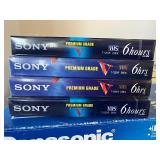 Panasonic 4 Head VCR NEW IN BOX and TDK Cassette Tapes