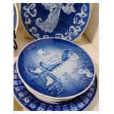 Copenhagen Porcelain B&G Plates