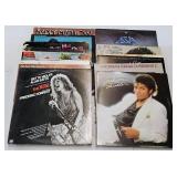 Vintage Record Albums Michael Jackson, Boston, Hall and Oates