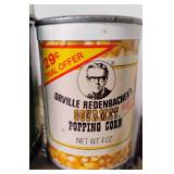 Vintage Snack Tin Lot Cookies, Cracker Jack, Popcorn, Schwans Ice Cream