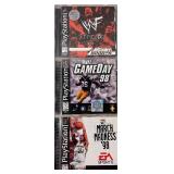Playstation Games WWF Attitude & Mayhem 007 The World is Not Enough Sports Games