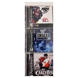 Playstation Games WWF Attitude & Mayhem 007 The World is Not Enough Sports Games