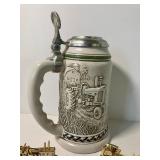 John Deer Stein and 2 Tractor Ornaments