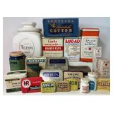 Vintage Tins Medical Tins Advertising Lot