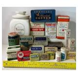 Vintage Tins Medical Tins Advertising Lot