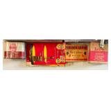 Large Lot of Vintage Hair Care Items Antique Perm Rods Henna Canisters Clips