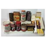 Lot of Vintage Baking Advertising Tins Containers