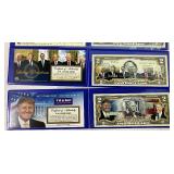 Lot of 4 United States $2 Two Dollar Bank Notes