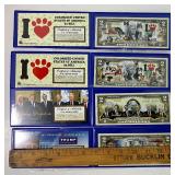 Lot of 4 United States $2 Two Dollar Bank Notes