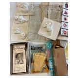 Large LOT of Vintage Cake Decorating Items
