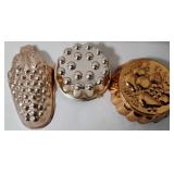 Lot of Copper Molds and APIL CO France Porcelain Dish