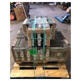 28 Boxes of TrafficMaster Baja Gray 12 in. x 12 in. Matte Ceramic Floor and Wall Tile (15 sq. ft. /Case) Customer Returns See Pictures