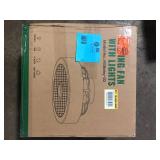 20 in. Indoor Black Caged Enclosed Ceiling Fan with LED Light Modern Low Profile Ceiling Fan with Remote and APP Control  Customer Returns See Pictures