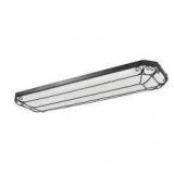 Lot of Hampton Bay Saguro Linear Decorative Fluorescent Flush Mount Russet Finish Customer Returns See Pictures