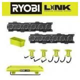 RYOBI LINK 7-Piece Wall Storage Kit with Cleaning shelf   Customer Returns See Pictures