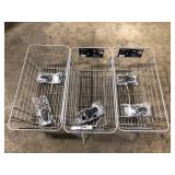 Rubbermaid Fasttrack Garage 24 in. H x 13.13 in. W Wire Mesh Basket,Wall Mounted Storage, Organization Track System for Home/Garage Customer Returns See Pictures