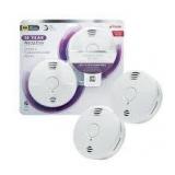 Lot of Kidde 10-Year Worry-Free Smoke and Carbon Monoxide Detector, Battery Powered with Voice Alarm (2-Pack)  Customer Returns See Pictures