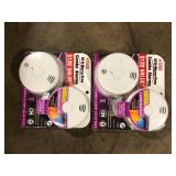 Lot of Kidde 10-Year Worry-Free Smoke and Carbon Monoxide Detector, Battery Powered with Voice Alarm (2-Pack)  Customer Returns See Pictures