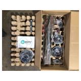 QRMOK R3 52 in. Indoor Ceiling Fan with Light and Remote,Quiet Reversible DC Motor and 3 CCT Light Kit,Black Attractive Design Customer Returns See Pictures